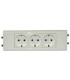 Розетка Mosaic 3 x2К+3 розетка, суппорт,лицевая панель Legrand {PRODUCT_REFERENCE}