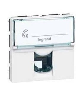 Розетка Mosaic RJ11 (2 модуля) Legrand {PRODUCT_REFERENCE}