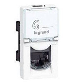 Розетка Mosaic телефонная Mosaic RJ-11 (1 мод.), 4 контакта Legrand {PRODUCT_REFERENCE}