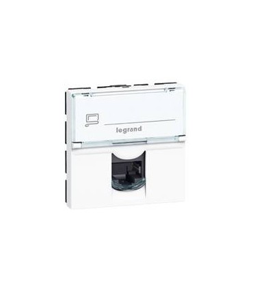 Розетка Mosaic RJ-45, кат.6, UTP, (2 мод.) LCS Legrand {PRODUCT_REFERENCE}