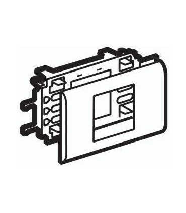 Суппорт Mosaic на 2 модуля для короба DLP, с рамкой 65 мм. Legrand 10952 {PRODUCT_REFERENCE}