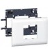 Суппорт Mosaic на 2 модуля для короба DLP, с рамкой 85 мм. Legrand {PRODUCT_REFERENCE}