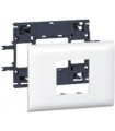 Суппорт Mosaic на 2 модуля для короба DLP, с рамкой 85 мм. Legrand {PRODUCT_REFERENCE}