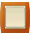 Выключатель Simon 82 терракот - сл.кость 82712-35 82712-35