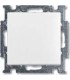 Выключатель одноклавишный﻿ ABB Basic 55, белый 1012-0-2139