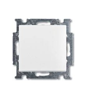 Переключатель одноклавишный﻿ проходной (с 2-х мест)﻿ ABB Basic 55, белый 1012-0-2142