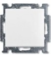 Переключатель одноклавишный﻿ проходной (с 2-х мест)﻿ ABB Basic 55, белый 1012-0-2142