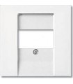 Накладка аудиорозетки﻿ ABB Basic 55, белый 1724-0-4275