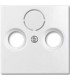 Накладка TV-FM (SAT) розетки﻿ ABB Basic 55, белый 1724-0-4283