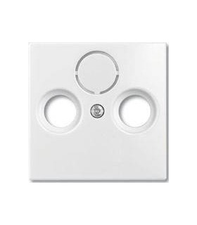 Накладка TV-FM (SAT) розетки﻿ ABB Basic 55, белый 1724-0-4283