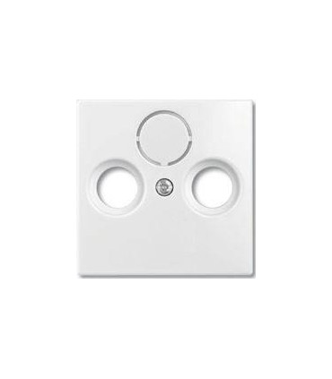 Накладка TV-FM (SAT) розетки﻿ ABB Basic 55, белый 1724-0-4283
