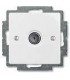 Розетка TV оконечная﻿ ABB Basic 55, белый 1724-0-4276