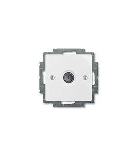 Розетка TV оконечная﻿ ABB Basic 55, белый 1724-0-4276