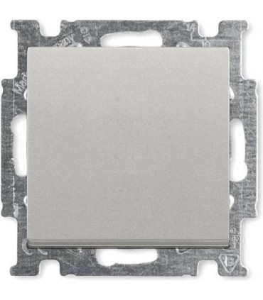 Выключатель одноклавишный﻿ ABB Basic 55, шампань/металлик 1012-0-2164