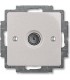 Розетка TV оконечная﻿ ABB Basic 55, шампань/металлик 1724-0-4310