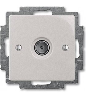 Розетка TV оконечная﻿ ABB Basic 55, шампань/металлик 1724-0-4310