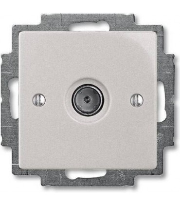 Розетка TV оконечная﻿ ABB Basic 55, шампань/металлик 1724-0-4310