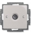 Розетка TV оконечная﻿ ABB Basic 55, шампань/металлик 1724-0-4310