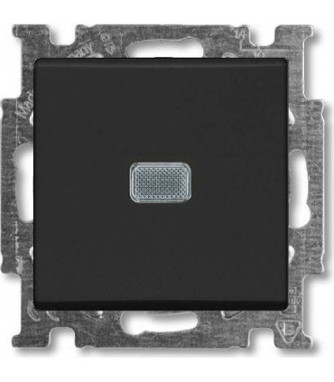 Выключатель одноклавишный с индикацией﻿ ABB Basic 55, шато 1012-0-2175