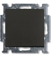 Переключатель одноклавишный﻿ проходной (с 2-х мест)﻿ ABB Basic 55, шато 1012-0-2179