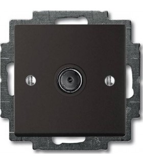 Розетка TV оконечная﻿ ABB Basic 55, шато 1724-0-4313