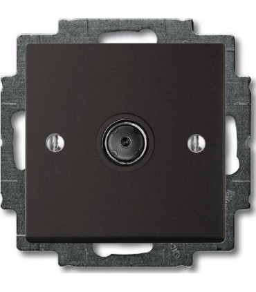 Розетка TV оконечная﻿ ABB Basic 55, шато 1724-0-4313