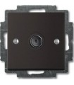 Розетка TV оконечная﻿ ABB Basic 55, шато 1724-0-4313