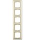 Рамка на 5 постов, ABB Basic 55, слоновая кость 1725-0-1488