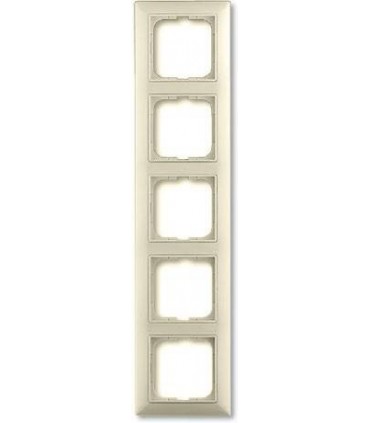 Рамка на 5 постов, ABB Basic 55, слоновая кость 1725-0-1488