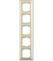 Рамка на 5 постов, ABB Basic 55, слоновая кость 1725-0-1488