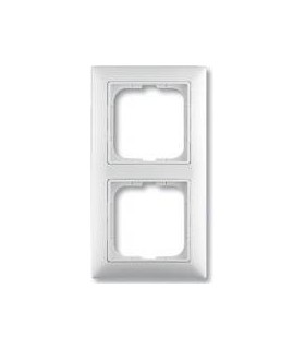 Рамка на 2 поста гор/верт ABB Basic 55, белый 1725-0-1480