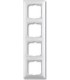 Рамка на 4 поста гор/верт ABB Basic 55, белый 1725-0-1482