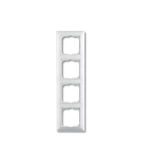 Рамка на 4 поста гор/верт ABB Basic 55, белый 1725-0-1482