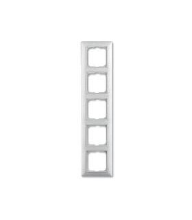 Рамка на 5 постов гор/верт ABB Basic 55, белый 1725-0-1483