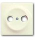Накладка TV розетки (TV+FM) ABB Impuls, слоновая кость 1753-0-0039