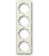 Рамка на 4 поста гор/верт ABB Impuls, слоновая кость 1754-0-4315