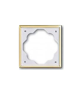 Рамка на 1 поста гор/верт ABB Impuls, золото 1754-0-3492