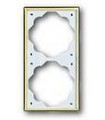 Рамка на 2 поста гор/верт ABB Impuls, золото 1754-0-3542