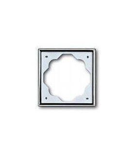 Рамка на 1 поста гор/верт ABB Impuls, хром 1754-0-4133