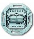 Механизм двойной телефонной розетки (8-пол) наклонной ABB 0230-0-0243