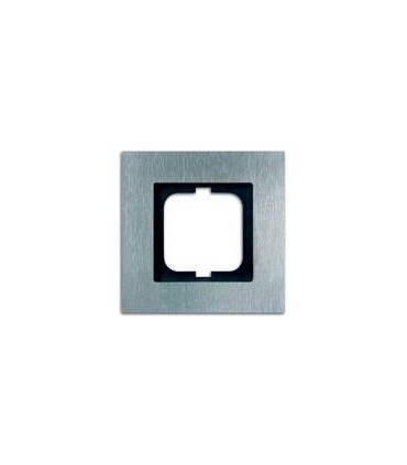 Рамка на 1 пост ABB Carat, сталь 1754-0-4254