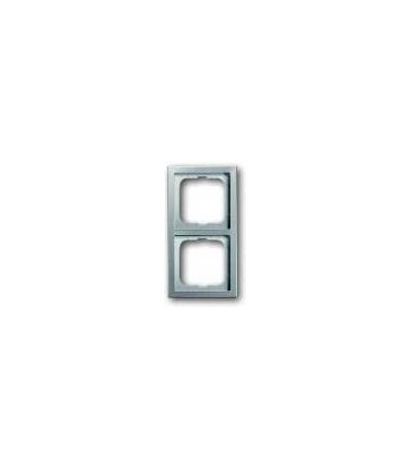 Рамка на 2 поста ABB Pure, сталь 1722-866