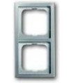 Рамка на 2 поста ABB Pure, сталь 1722-866