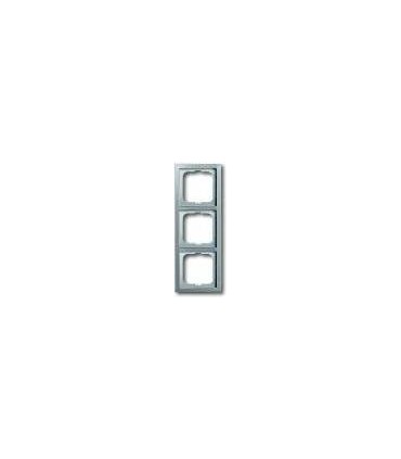 Рамка на 3 поста ABB Pure, сталь 1723-866