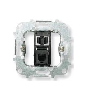 Механизм одинарной телефонной розетки 6 контактов ABB Niessen Tacto 8117.2