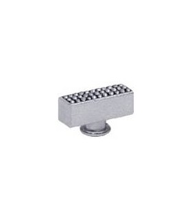 Поворотная ручка квадратного типа FEDE CRYSTAL DE LUXE, bright chrome FD02313CB