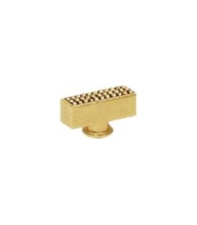 Поворотная ручка квадратного типа FEDE CRYSTAL DE LUXE, real gold FD02313OR