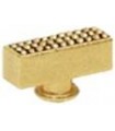 Поворотная ручка квадратного типа FEDE CRYSTAL DE LUXE, real gold FD02313OR