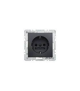 Штепсельная розетка SCHUKO Berker S.1/B.3/B.7, антрацит 47431606