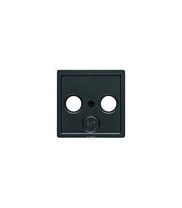 Центральная панель для антенной розетки 2 и 3 отверстия Berker S.1/B.3/B.7, антрацит 12031606
